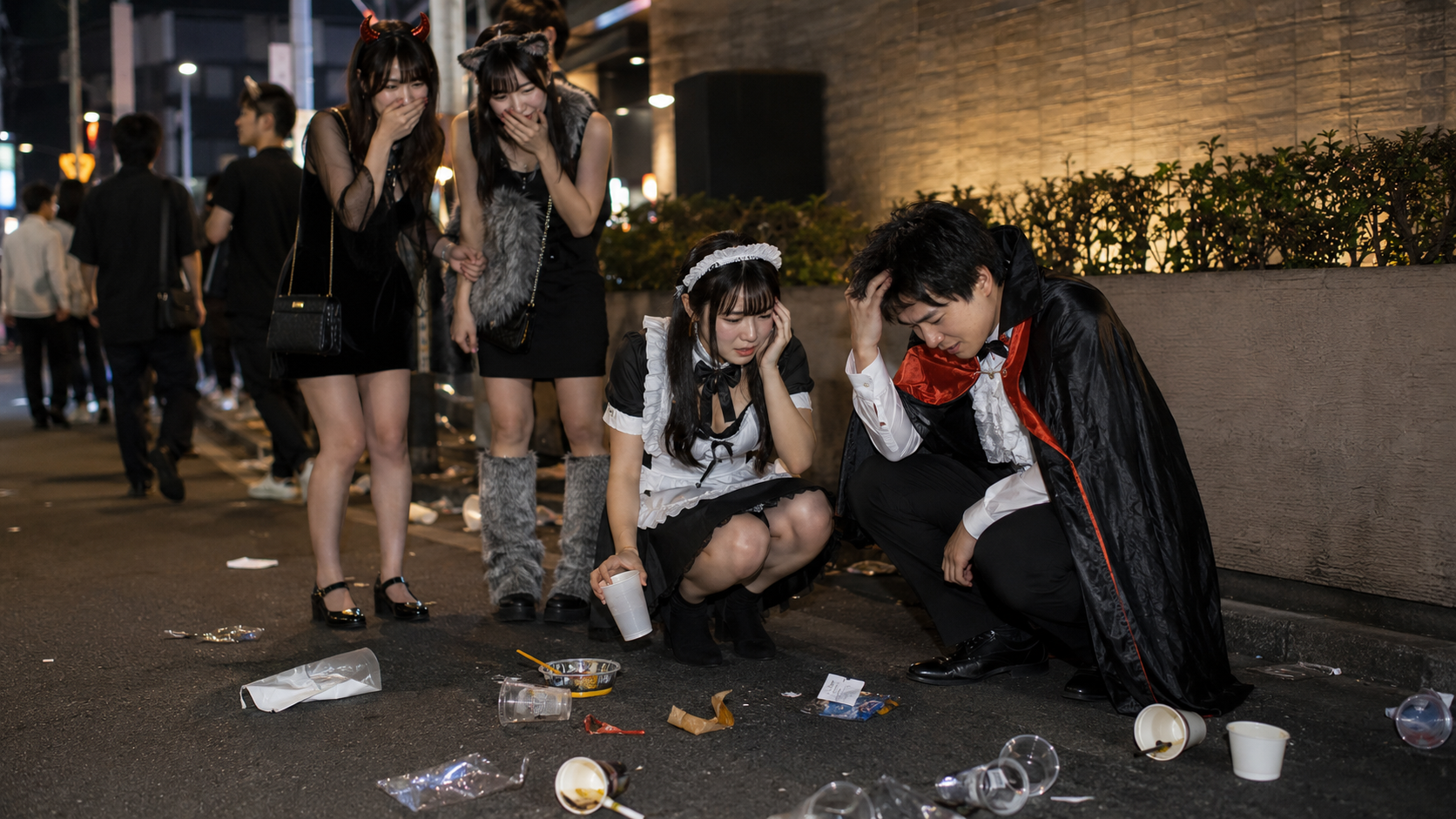 ハロウィン 仮装 迷惑