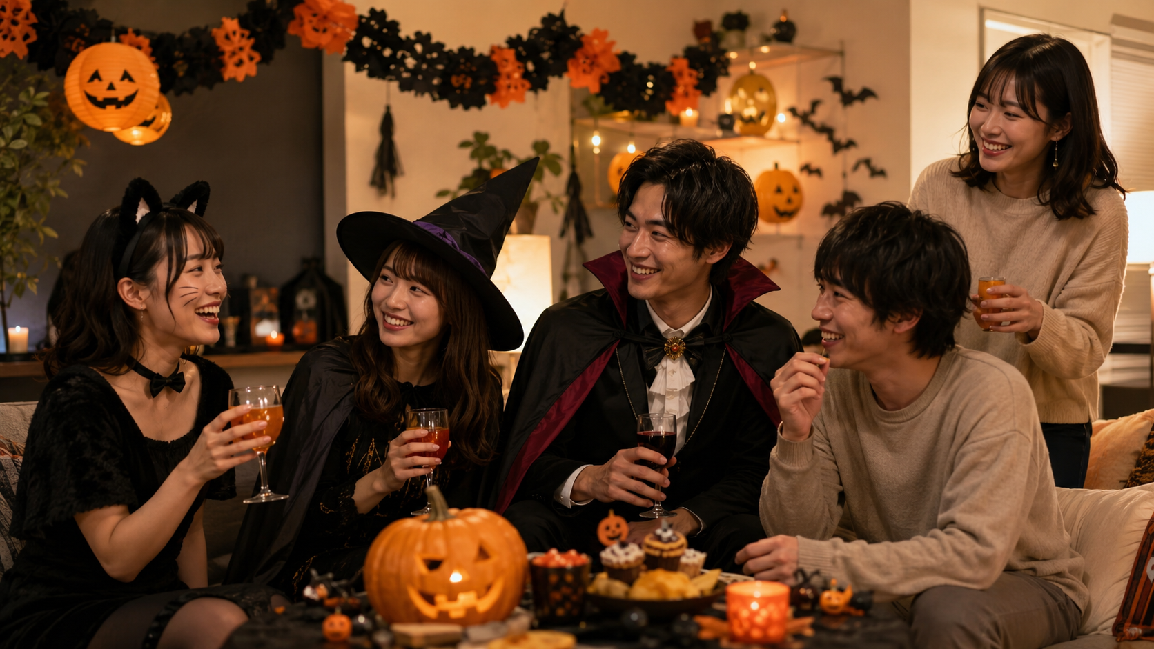 ハロウィン 仮装 浮く