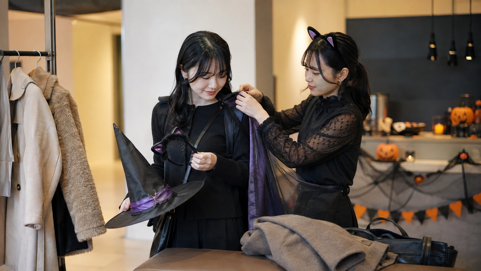 ハロウィン 仮装 浮く