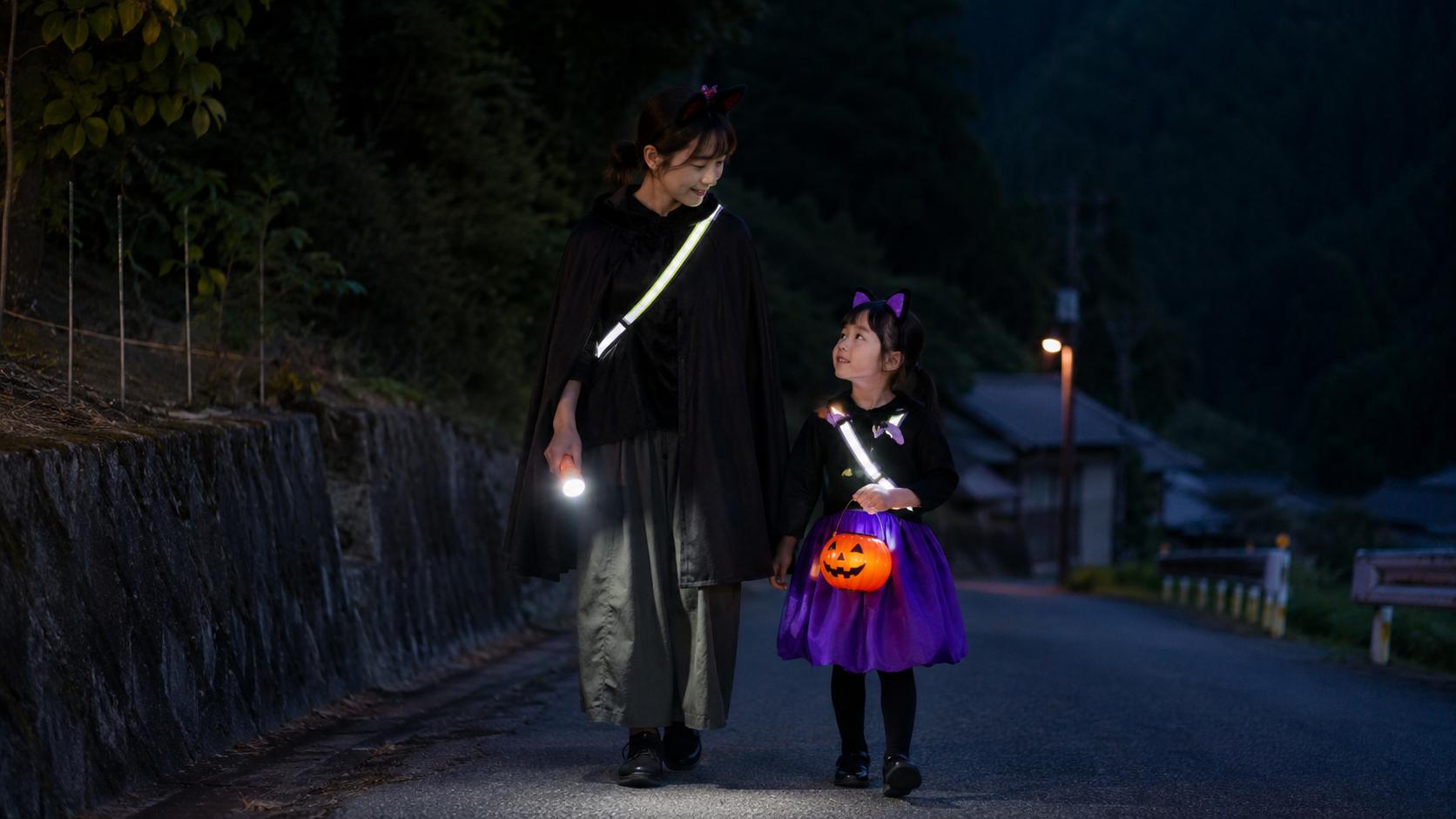 ハロウィン 仮装 田舎